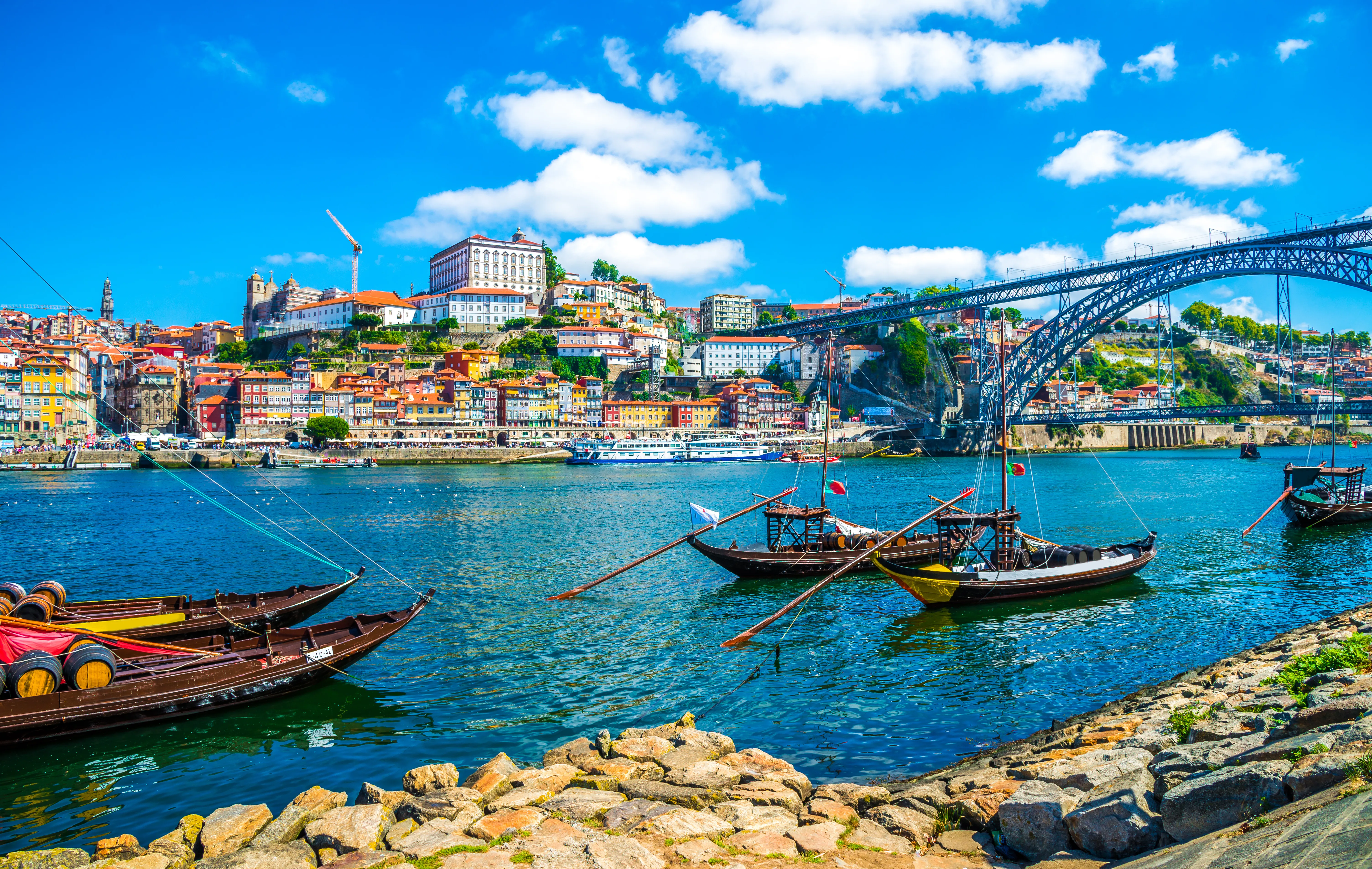 Le magnifique Douro bordant Porto 