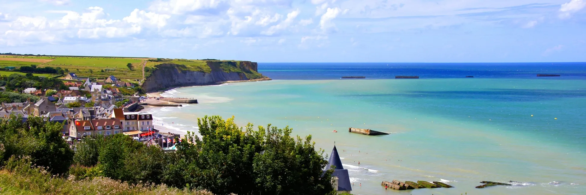 La grande plage du débarquement 