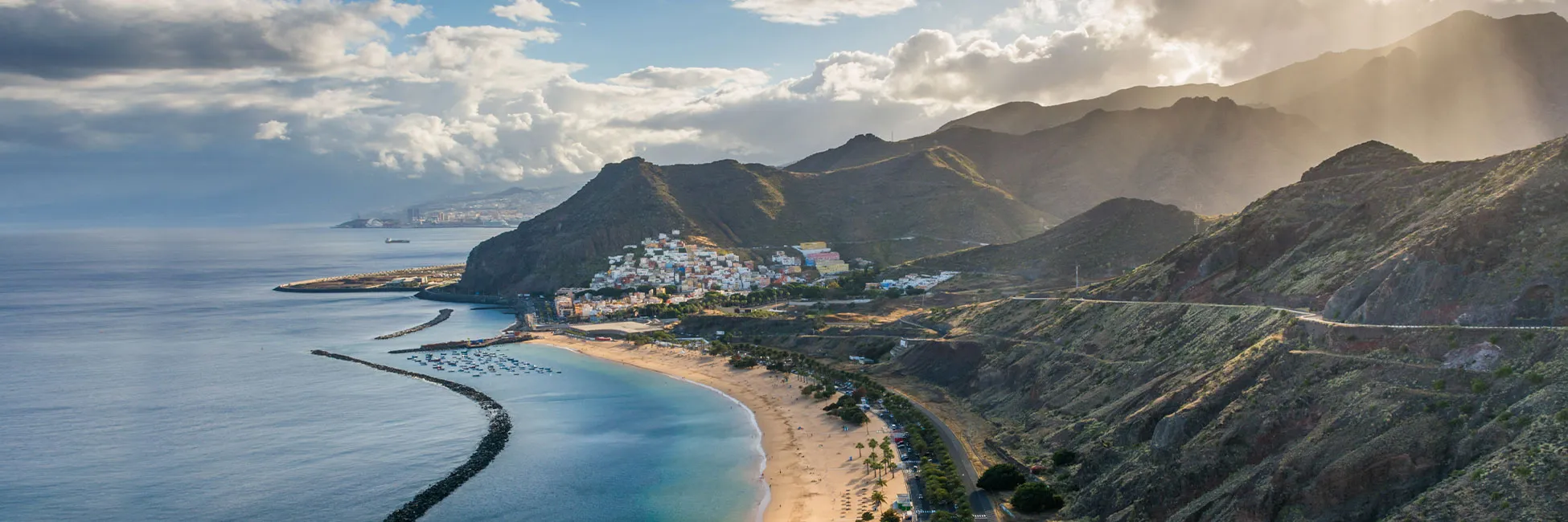 Tenerife aux Canaries dans l'océan atlantique 