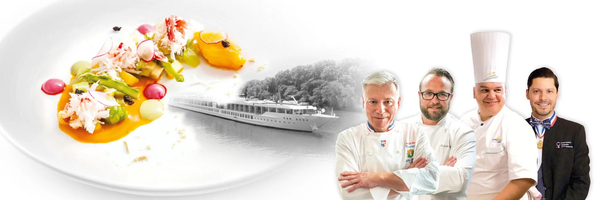 Slider croisière gastronomique sur le Rhône 