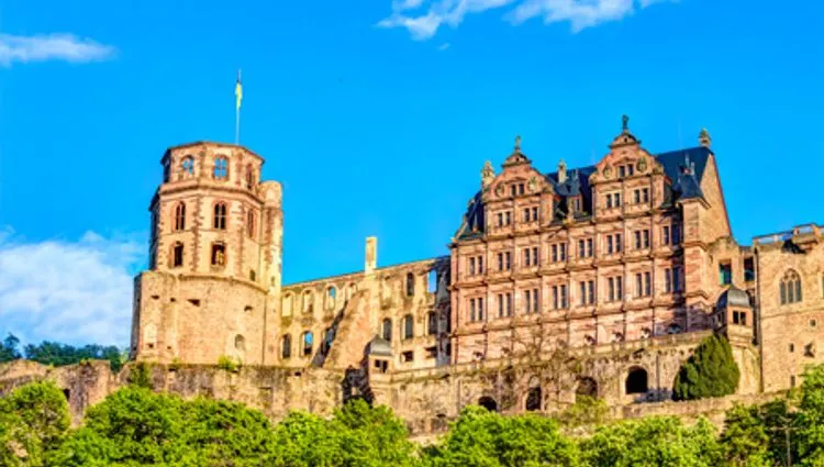 Vignette château d'Heidelberg 