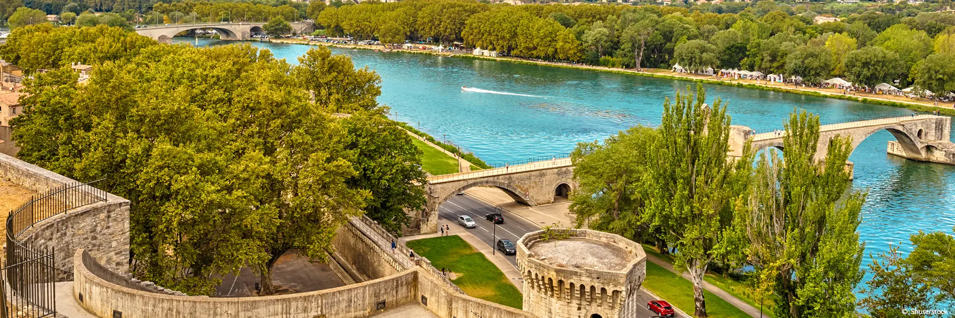 Slider vue panorama sur Avignon 