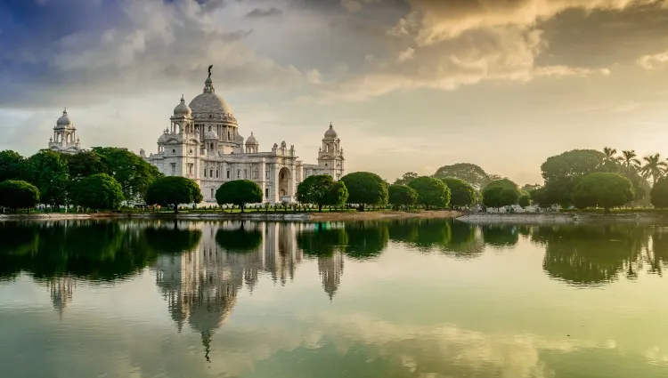 Le Victoria Mémorial en Inde 