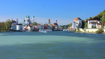 La Danube traversant la ville de Passau
