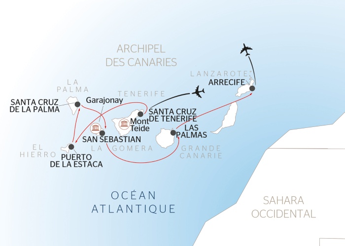 Carte Maritime Océan Atlantique - TLZ