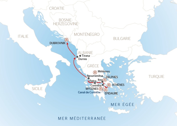 Carte Maritime Mer Egée Adriatique - ADB 