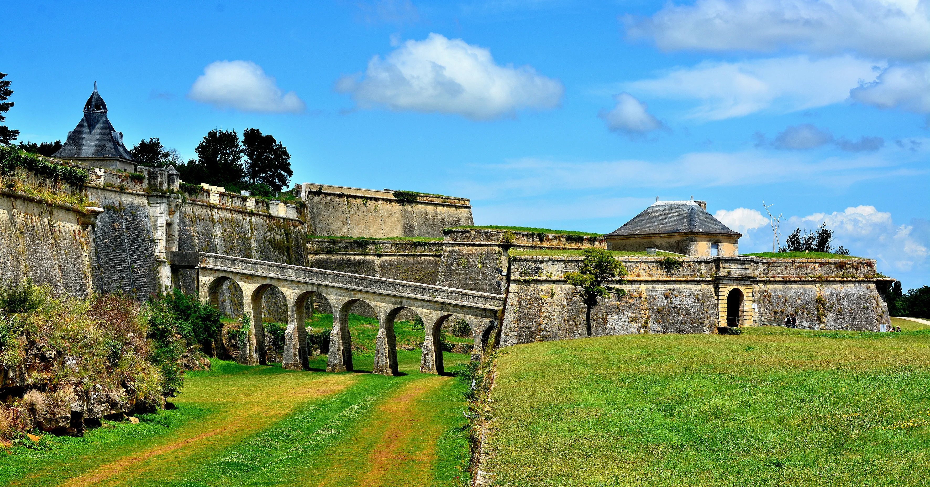 Vue sur la citadelle de Blaye 