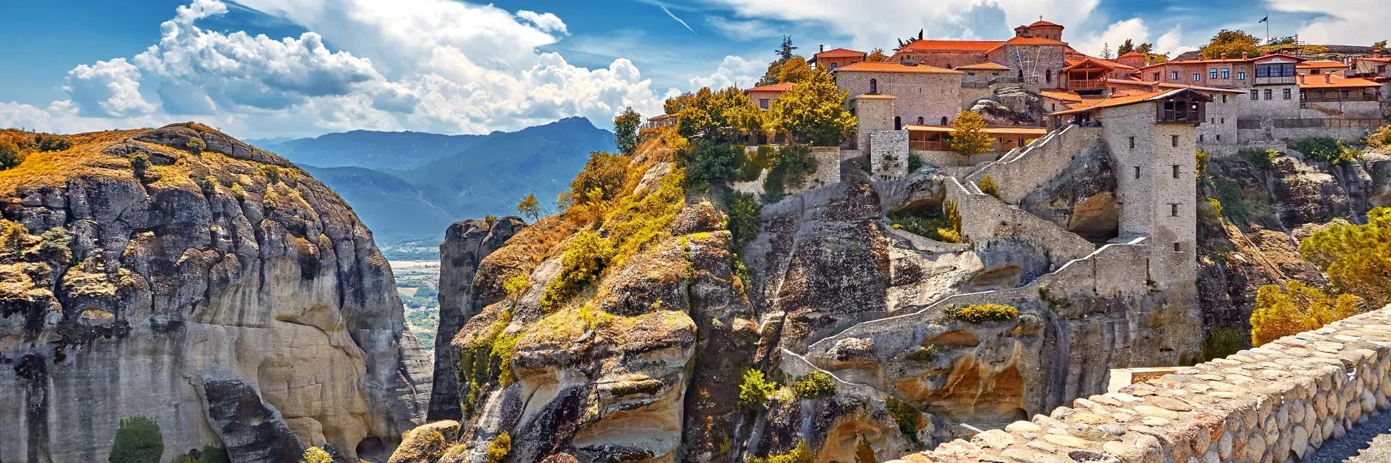 Les roches de Kalambaka en Grèce 