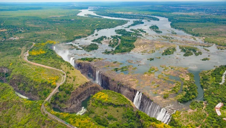 Chutes Victoria en Zambie