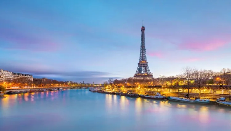 Seine, Paris de nuit 