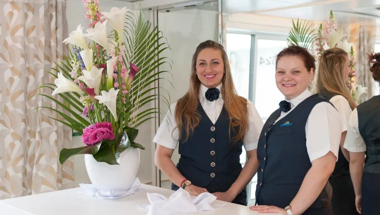 Waitresses of the MS Symphonie