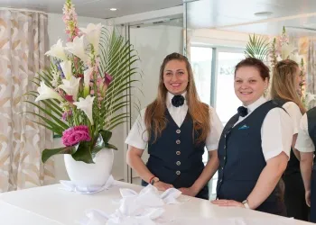 Waitresses of the MS Symphonie