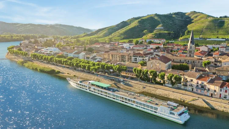 Vue aérienne sur le MS Camargue 