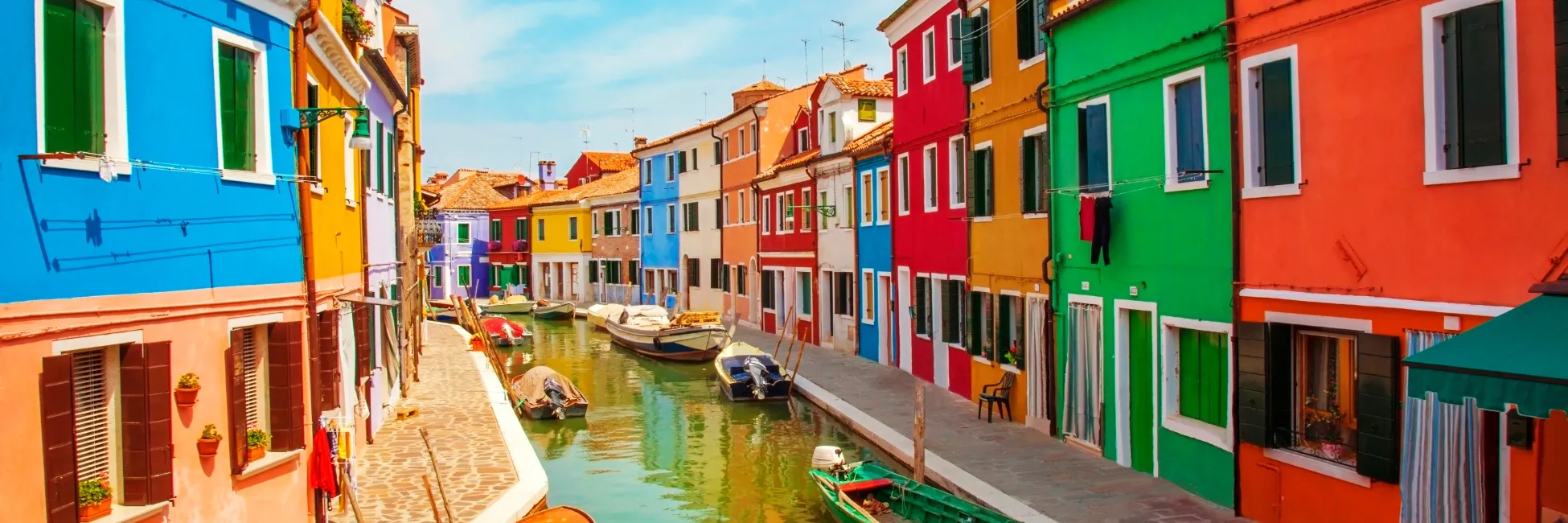 L'île colorée de la lagune de Venise, Burano 