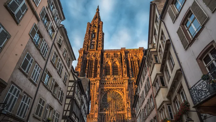 La grandiose cathédrale de Strasbourg 