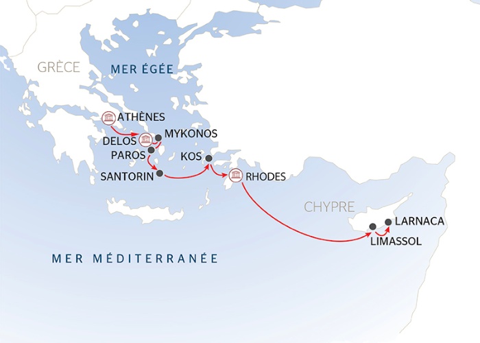 Carte Maritime Mer Méditerranée / Egée - PIL PP