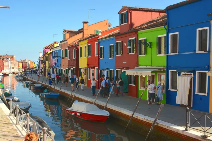 Maisons colorées de Burano 