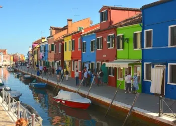 Maisons colorées de Burano 