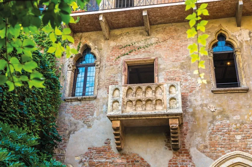 Le balcon de Roméo et Juliette à Vérone 