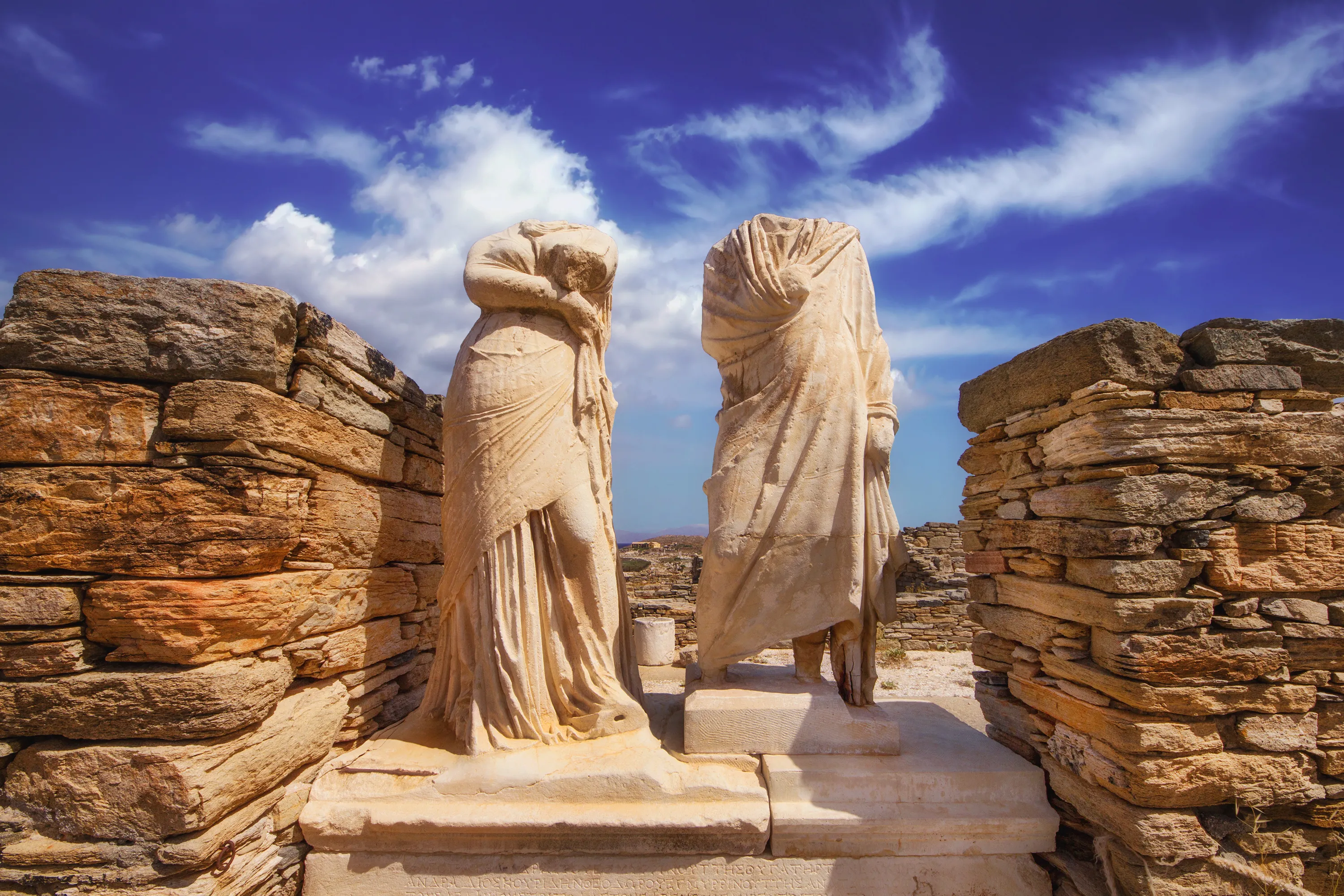 Les statues de Délos 