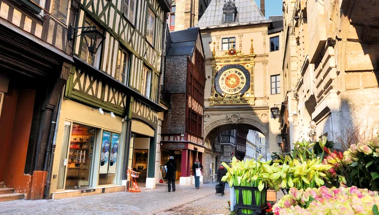 Petit rue fleuris de Rouen 