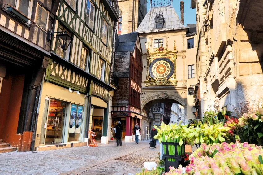 Petit rue fleuris de Rouen 