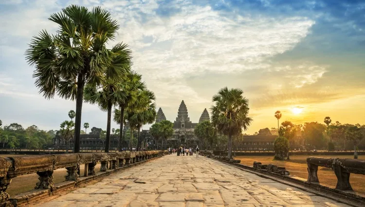 Le grand temple de Angkor wat 