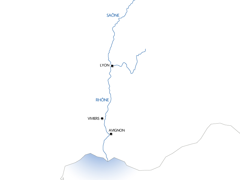 Carte Fluviale Rhône Noel - LVA 