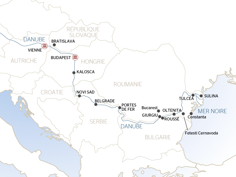 Du Danube bleu vers la mer Noire - De Vienne à Bucarest - 15
