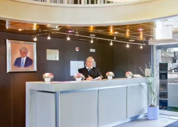 Reception desk of the MS Gerard Schmitter