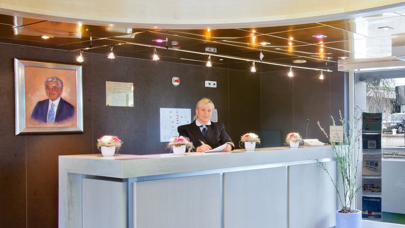 reception desk
