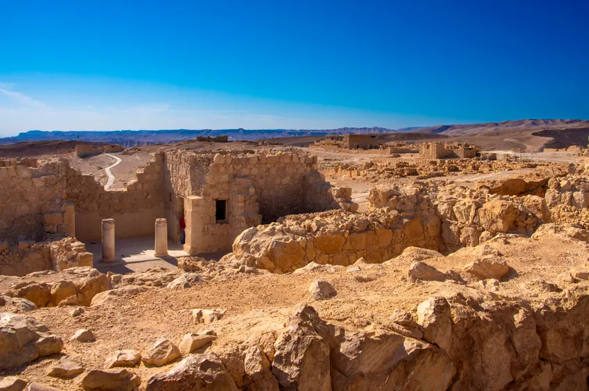 La forteresse Massada en Israël 