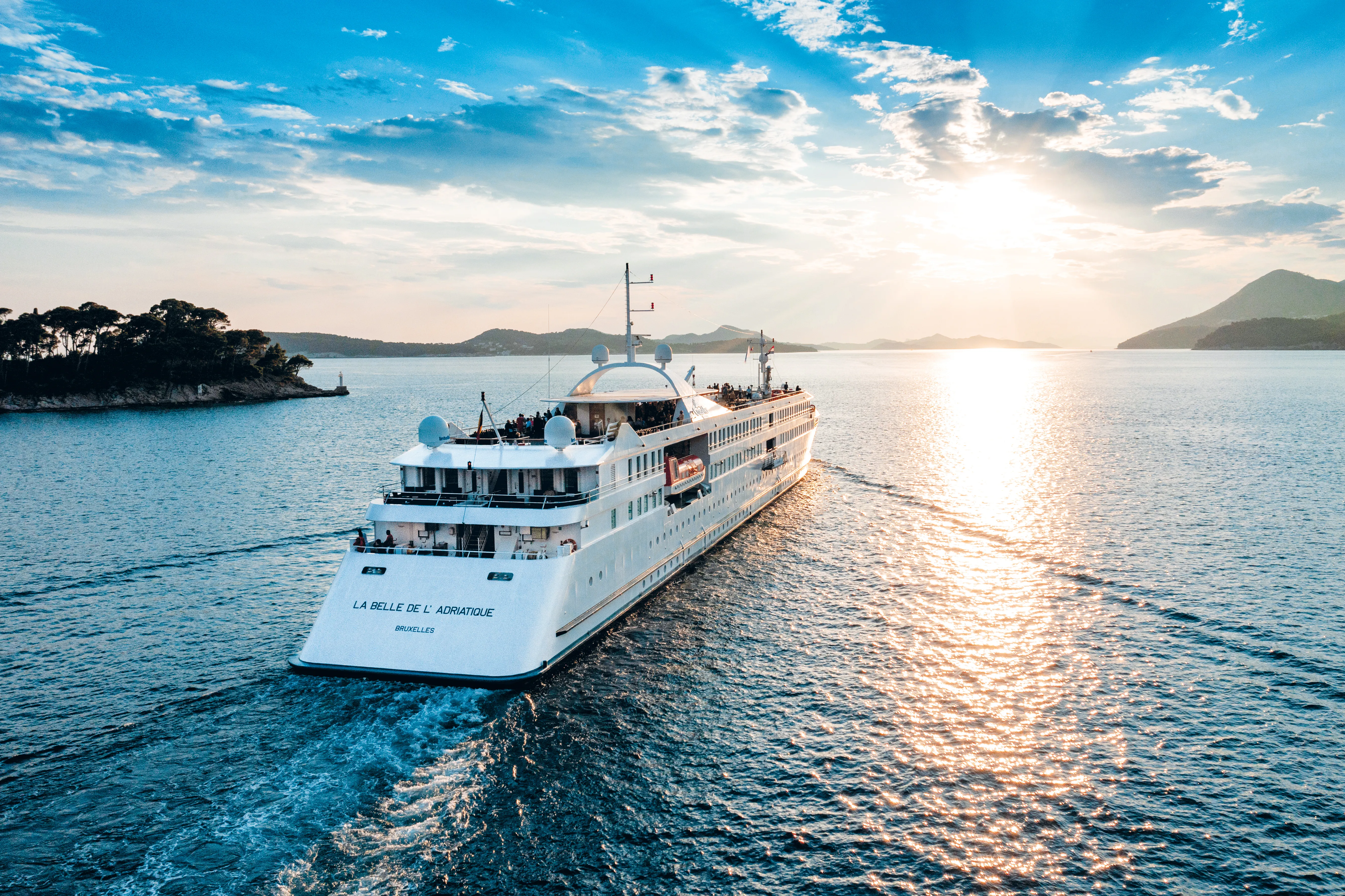 La Belle de l'Adriatique au coucher du Soleil 