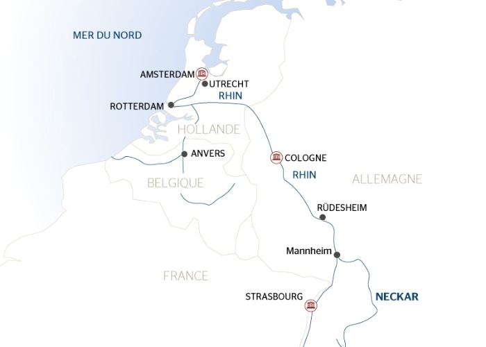 La Hollande Et La Vallee Du Rhin Romantique Formule Port Port Croisieurope Belgique