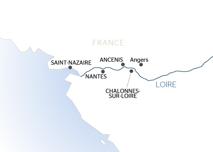 France - Atlantique Nord - Nantes - Poitou Loire - Angers - Croisière Réveillon Royal sur la Loire