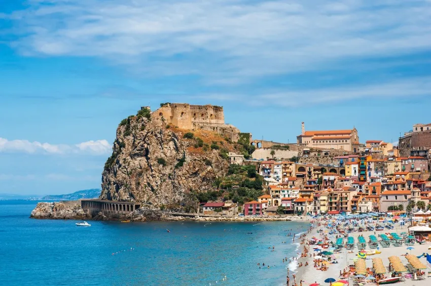 Plage italienne de Calabre 