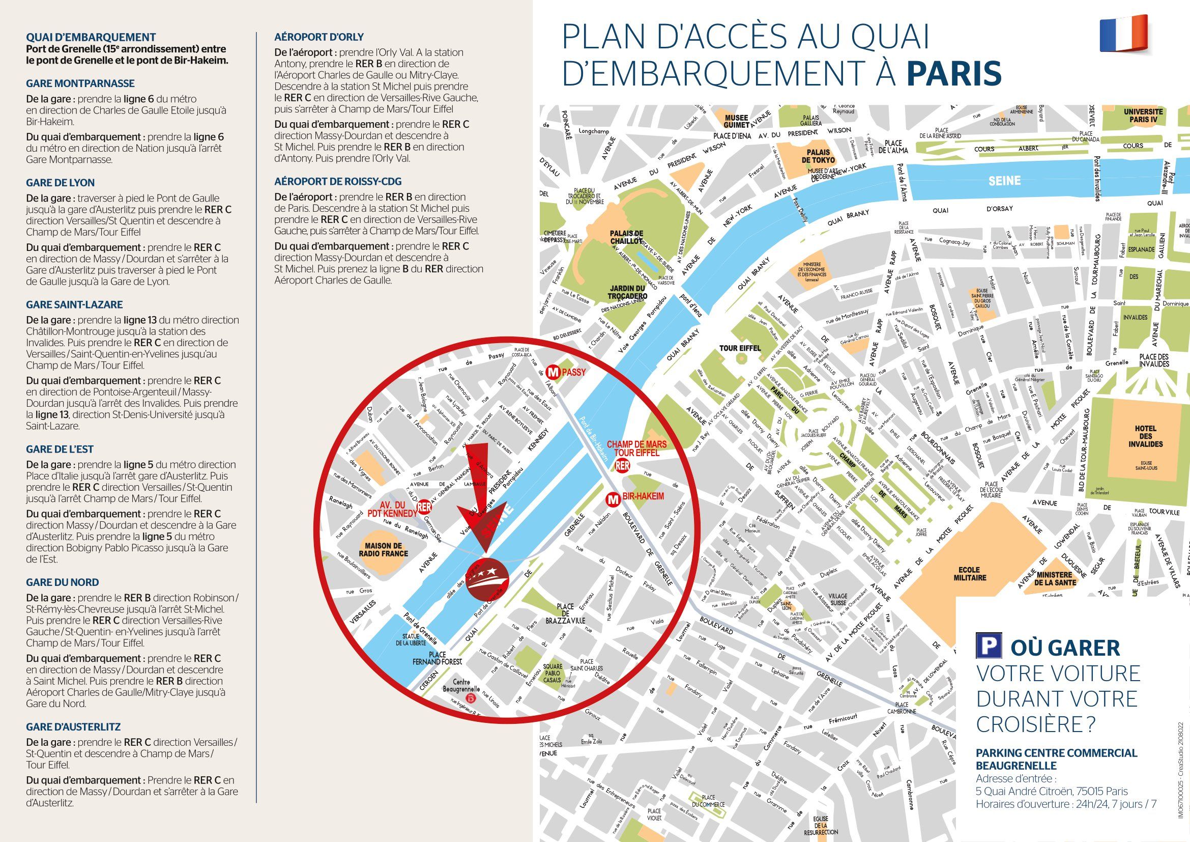 Embarquement - croisière sur la Seine au départ de Paris et Honfleur |  CroisiEurope Belgique