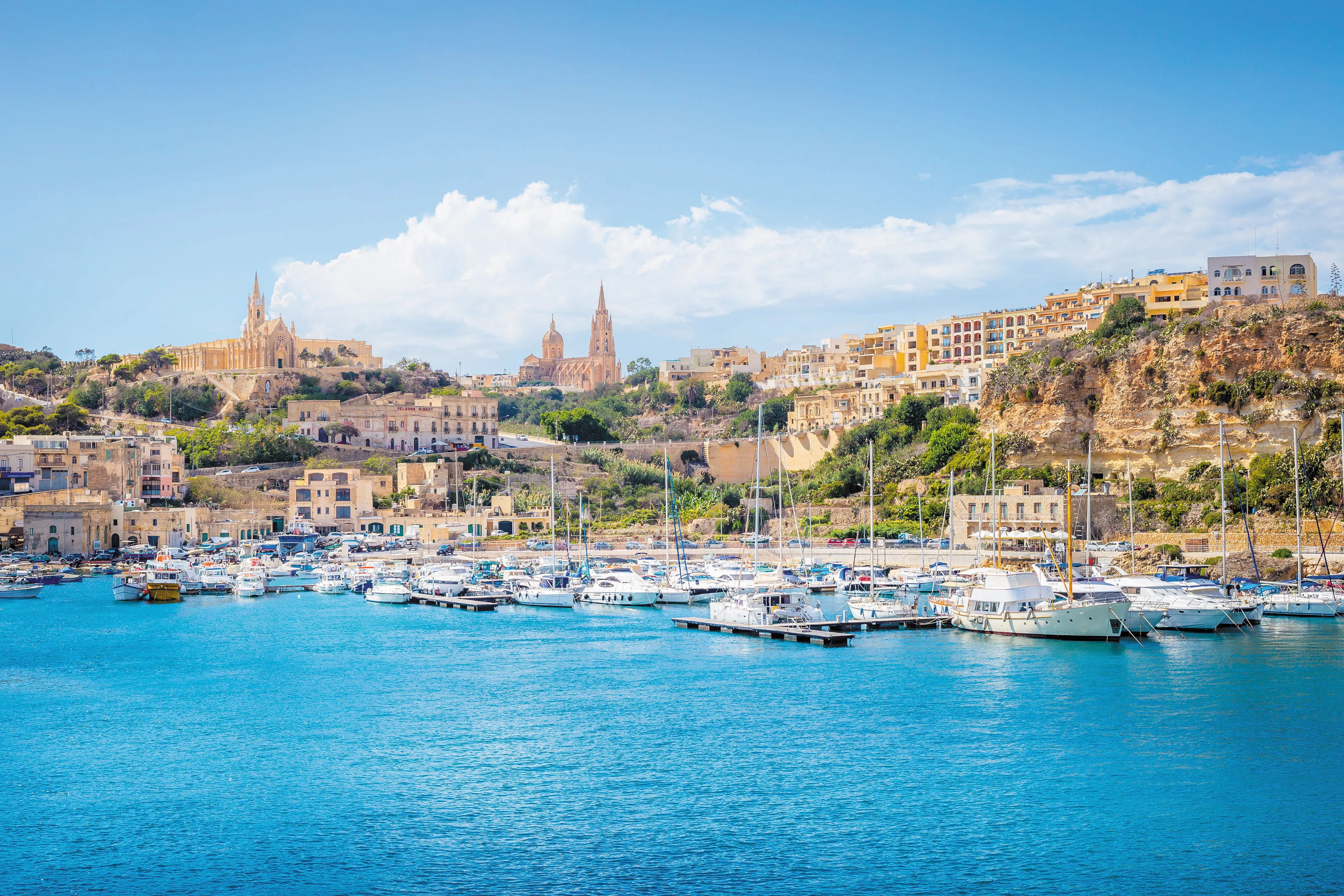 Gozo au bord de la Méditerranée 