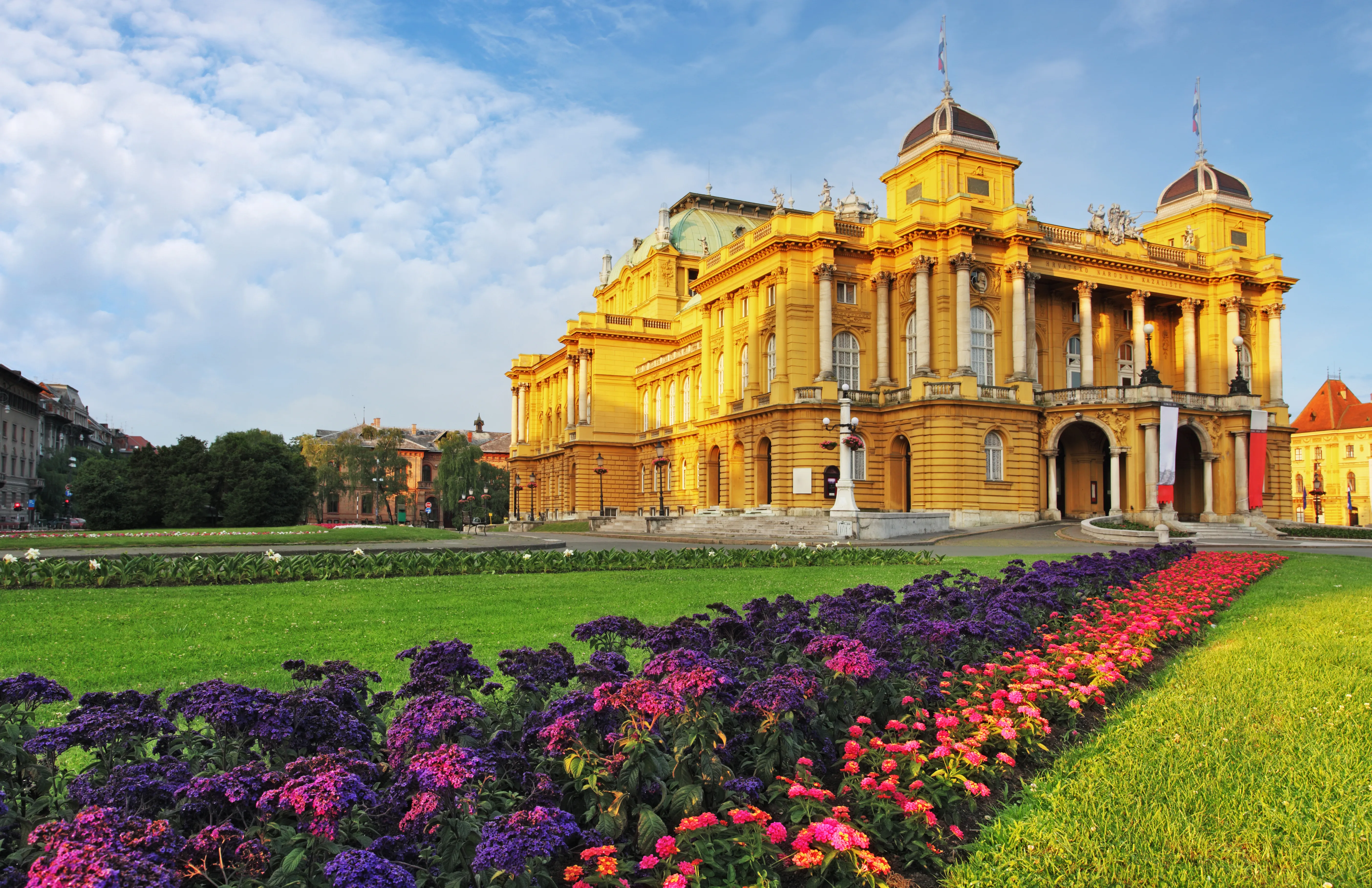 Jardins fleuris de Zagreb 