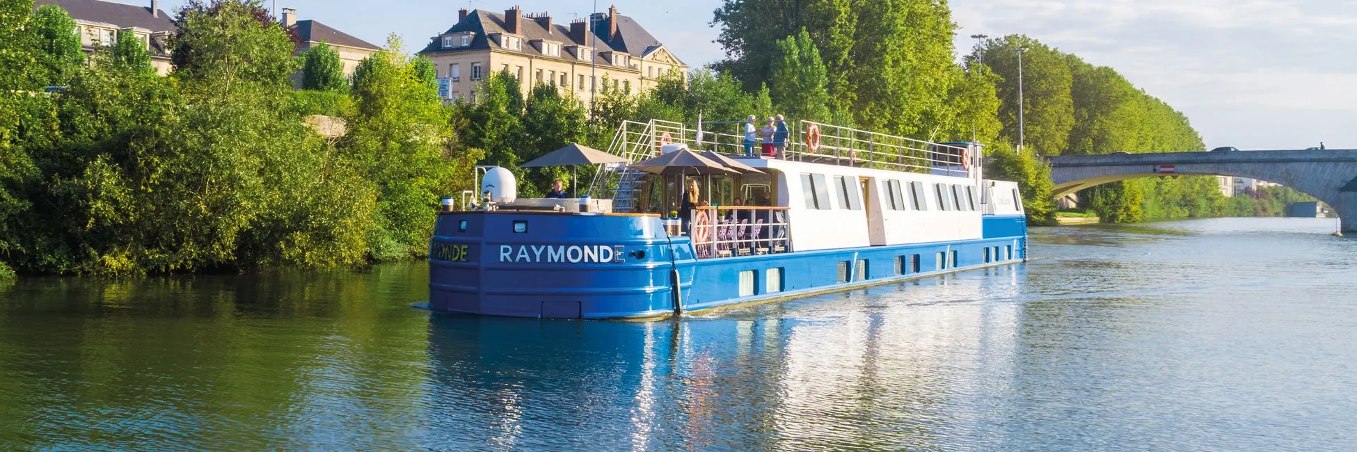 La péniche Raymonde à Compiègne  