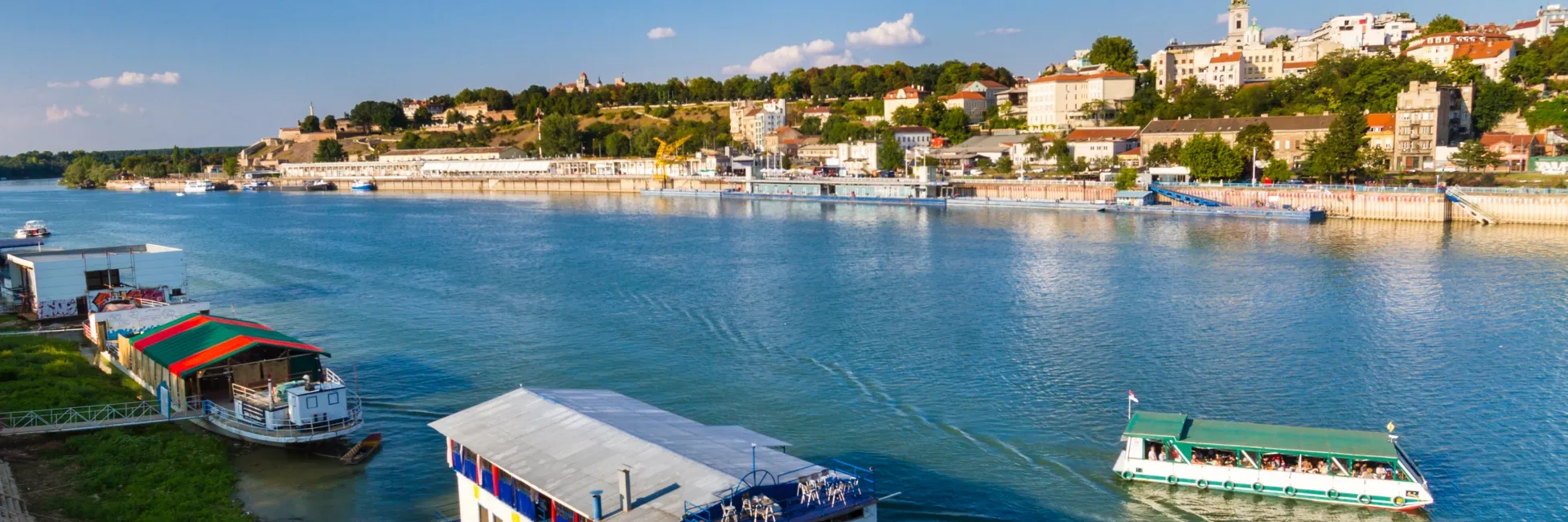 Le Danube traversant Belgrade