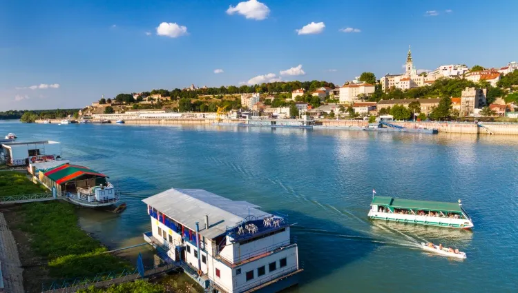 Le Danube traversant Belgrade