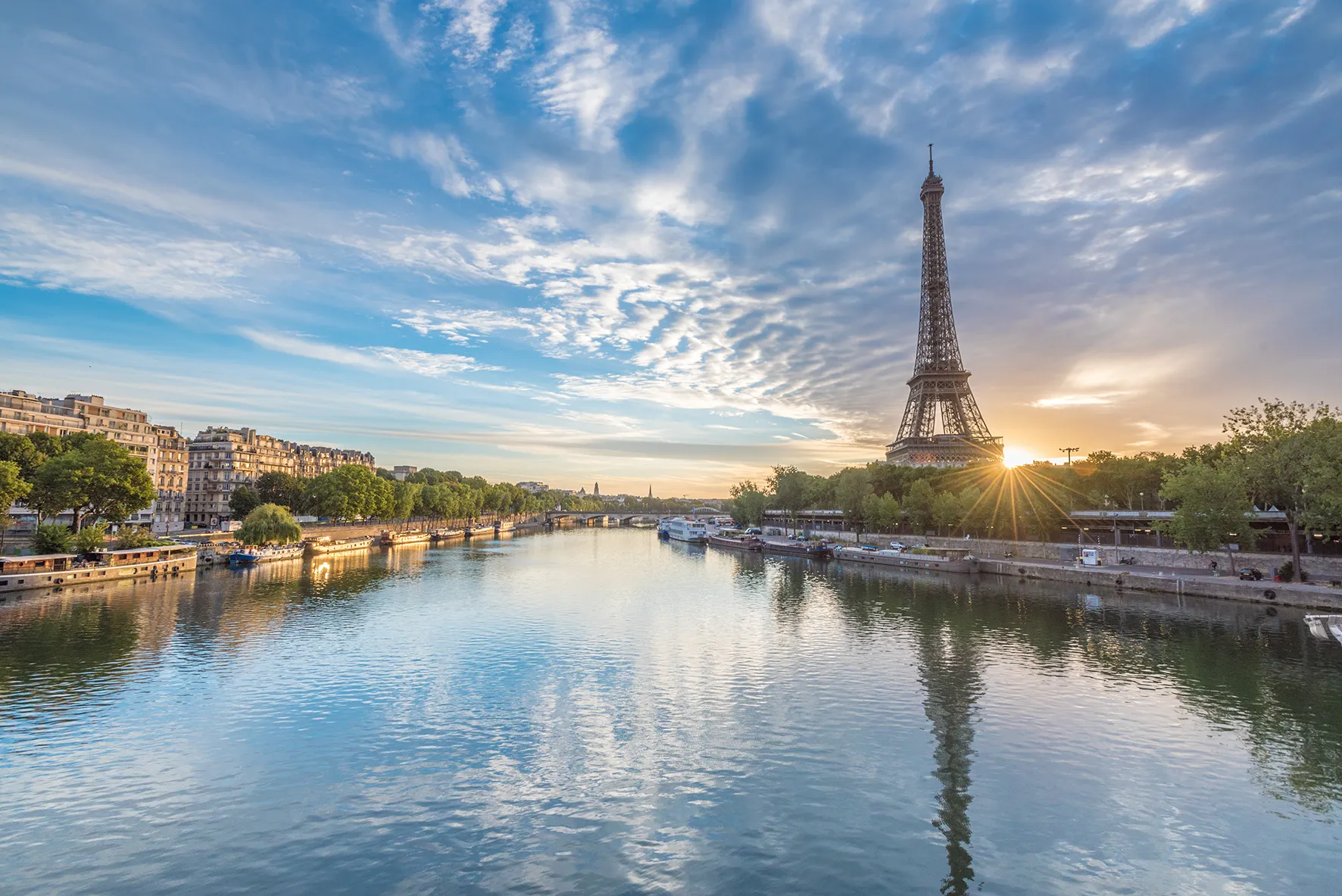 Vue de la Seine sur Paris 