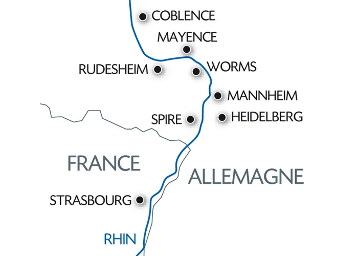 Carte Fluviale Rhin - RES