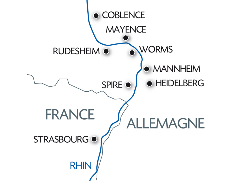 La vallée du Rhin romantique (formule port/port) - 6