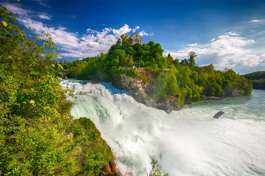 Chutes de Rhin en Suisse 