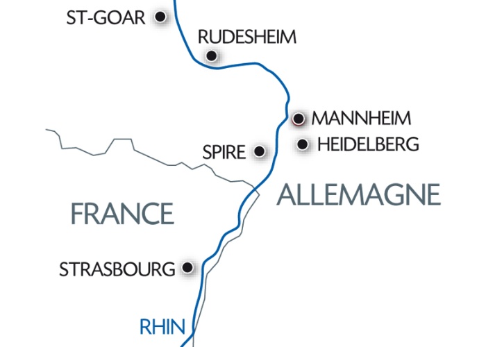 Carte Fluviale Rhin - ZAA