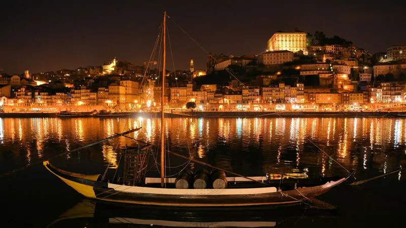 Porto by night