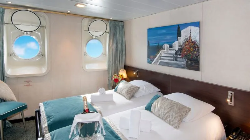 Main Deck Twin Portholes Cat A