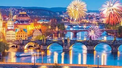 New year's in Prague